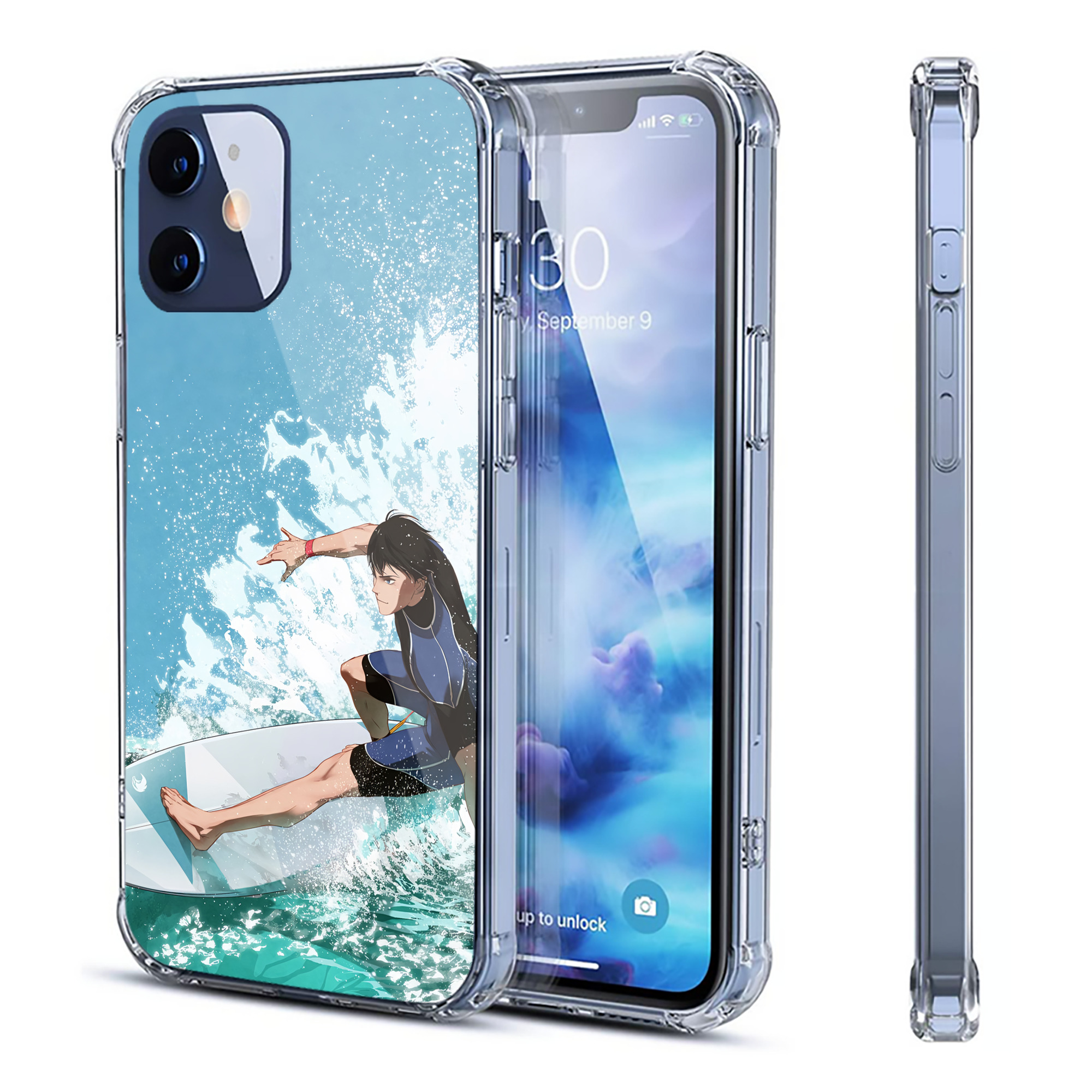 （画像用） ハイキュー!! Haikyu!! 【iPhone 12シリーズ対応】透明スマホケース（クリアソフトケース）